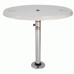 Springfield White Oval Table Package - 18&quot; x 30&quot; Threadlock - 1690106