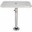 Springfield 16&quot; x 28&quot; Rectangle Table Package - White Thread-Lock - 1690107