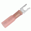 Pacer 22-18 AWG Heat Shrink Spade Terminal - #8 Stud Size - 100 Pack - TE18-8SLF-100